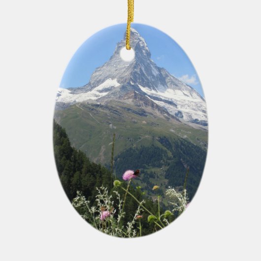 Foto van Matterhorn Mountain Keramisch Ornament (Voorkant)