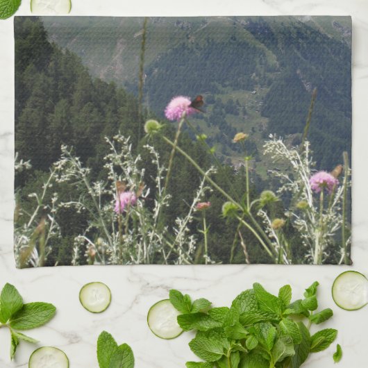 Foto van Matterhorn Mountain Theedoek (Gevouwen)