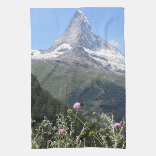 Foto van Matterhorn Mountain Theedoek (Verticaal)