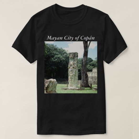 Foto van Mayan City Copan Honduras Ancient Ruins T-shirt (Design voorkant)