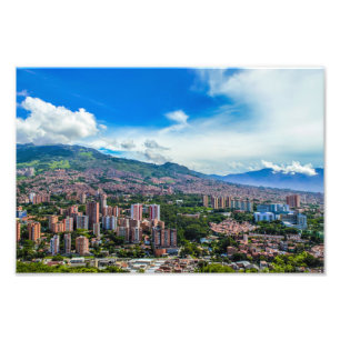 Foto van Medellin Colombia Afdruk