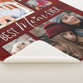 Foto van meerdere families Best Mam Ever Wine Sherpa Deken (3/4)