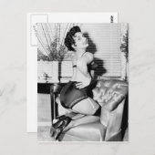  foto van meisje briefkaart (Voorkant / Achterkant)