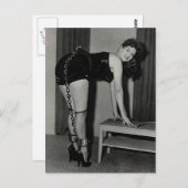  foto van meisje briefkaart (Voorkant / Achterkant)