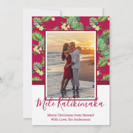 Foto van Mele Kalikimaka met kerstkaarten Feestdagenkaart