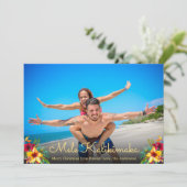 Foto van Mele Kalikimaka met kerstkaarten Feestdagenkaart (Staand voorkant)