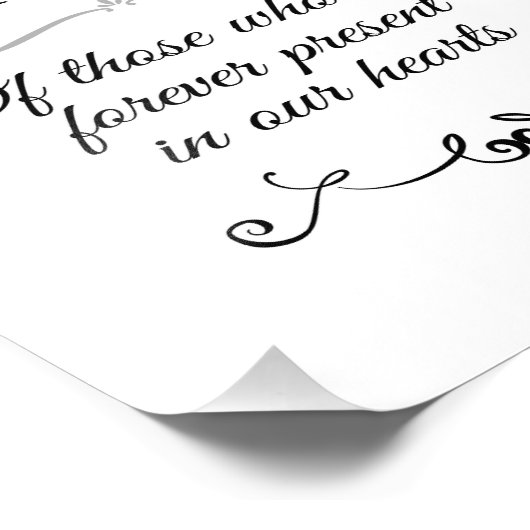 Foto van Memory Wedding Sign Foto Afdruk (Hoek)