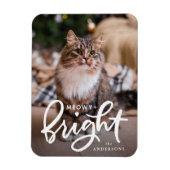 Foto van Meowy en Bright Cat Magneet (Verticaal)