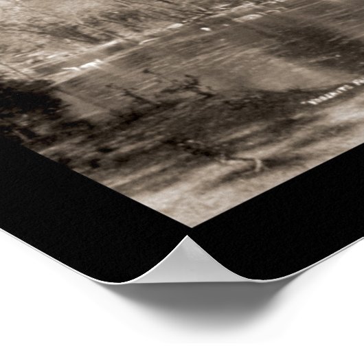 Foto van Merced River Yosemite 1915 Poster (Hoek)