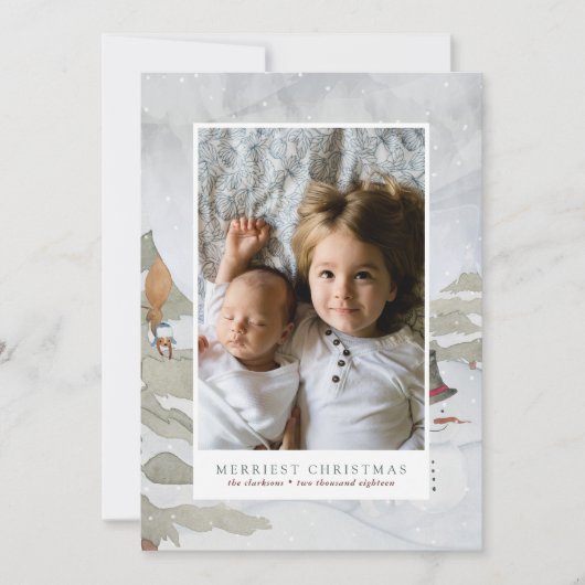 Foto van Merriest Kerstseries Feestdagenkaart (Voorkant)