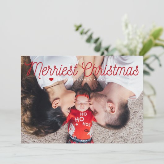 Foto van Merriest Kerstseries Feestdagenkaart (Staand voorkant)