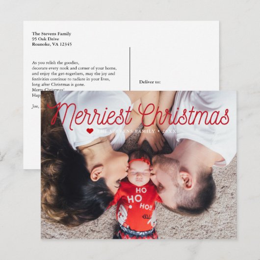 Foto van Merriest Kerstseries Feestdagenkaart (Voorkant / Achterkant)