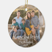 Foto van Merry and Bright Family Keramisch Ornament (Links)