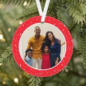 Foto van Merry and Bright Modern Red Stars Ornament