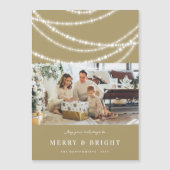 Foto van Merry & Bright Kerstmis met mousserende l (Voorkant)
