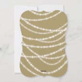 Foto van Merry & Bright Kerstmis met mousserende l Feestdagenkaart (Achterkant)