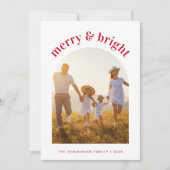 Foto van Merry Bright Kerstseries Feestdagenkaart (Voorkant)