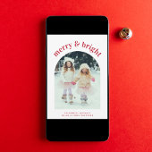 Foto van Merry Bright Kerstseries Feestdagenkaart