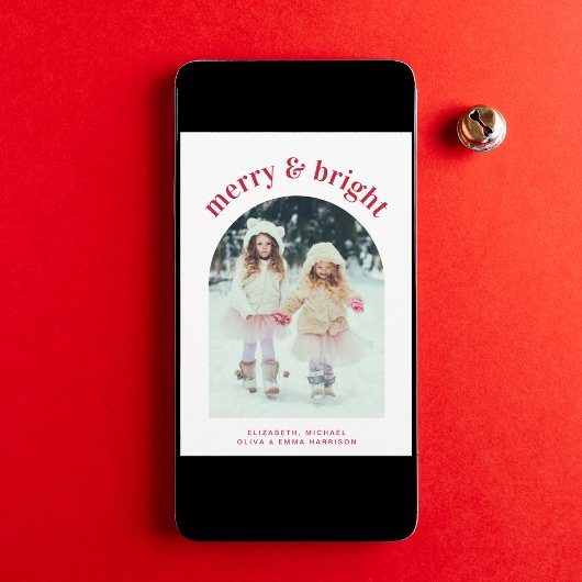 Foto van Merry Bright Kerstseries Feestdagenkaart