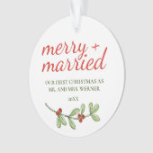 Foto van Merry en Married Acrylversiering Ornament (voorkant)