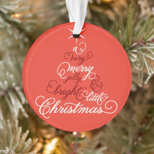 Foto van Merry Jolly en Bright Little Kersttree Ornament (Boom)