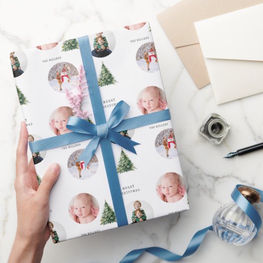 Foto van Merry kerst 3 Cadeaupapier (Geschenken)