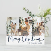 Foto van Merry kerst 3 Feestdagenkaart (Staand voorkant)