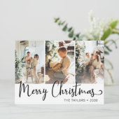 Foto van Merry kerst 3 Feestdagenkaart (Staand voorkant)