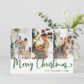 Foto van Merry kerst 3 Feestdagenkaart (Staand voorkant)