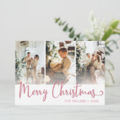 Foto van Merry kerst 3 Feestdagenkaart (Staand voorkant)