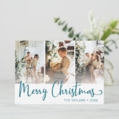 Foto van Merry kerst 3 Feestdagenkaart (Staand voorkant)