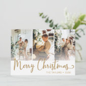 Foto van Merry kerst 3 Feestdagenkaart (Staand voorkant)