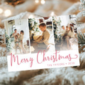 Foto van Merry kerst 3 Feestdagenkaart