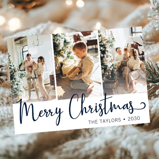 Foto van Merry kerst 3 Feestdagenkaart
