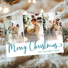 Foto van Merry kerst 3 Feestdagenkaart