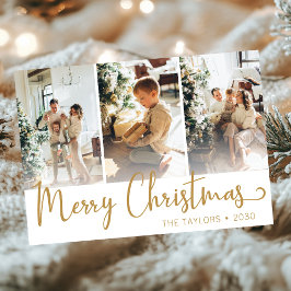 Foto van Merry kerst 3 Feestdagenkaart