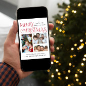 Foto van Merry kerst 3 Feestdagenkaart