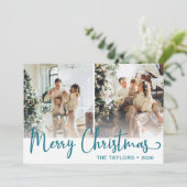 Foto van Merry kerst 3 Feestdagenkaart (Staand voorkant)