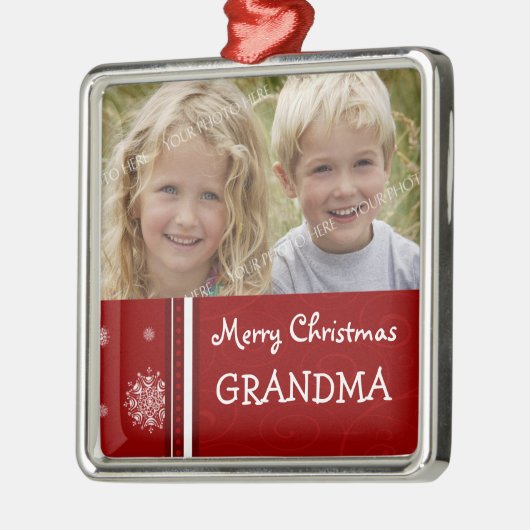 Foto van Merry kerst Grandma Ornament (Links)