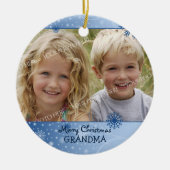 Foto van Merry kerst Grandma Ornament (Voorkant)