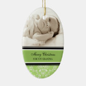 Foto van Merry kerst Grandma Ornament Green (Rechts)