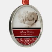 Foto van Merry kerst Grandma Ornament Red (Rechts)
