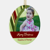 Foto van Merry kerst Grootouders Ornament (Rechts)