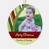 Foto van Merry kerst Grootouders Ornament (Links)