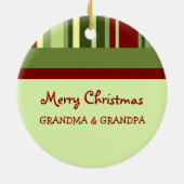 Foto van Merry kerst Grootouders Ornament (Achterkant)