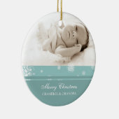 Foto van Merry kerst Grootouders Ornament (Rechts)