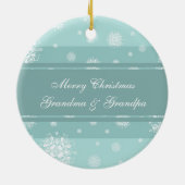 Foto van Merry kerst Grootouders Ornament (Achterkant)