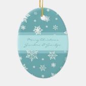 Foto van Merry kerst Grootouders Ornament (Achterkant)