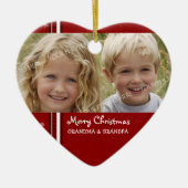 Foto van Merry kerst Grootouders Ornament (Voorkant)