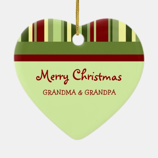 Foto van Merry kerst Grootouders Ornament (Achterkant)